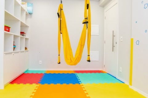 Sala recreativa da clínica